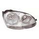 Volkswagen Golf 2006-2010 Chrome Inner Halogen Head Lamp Unit Driver Side